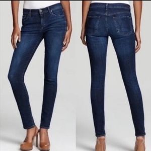 Women's Citizens of Humanity Avedon Ultra Skinny Jeans in Dark Blue Size 25